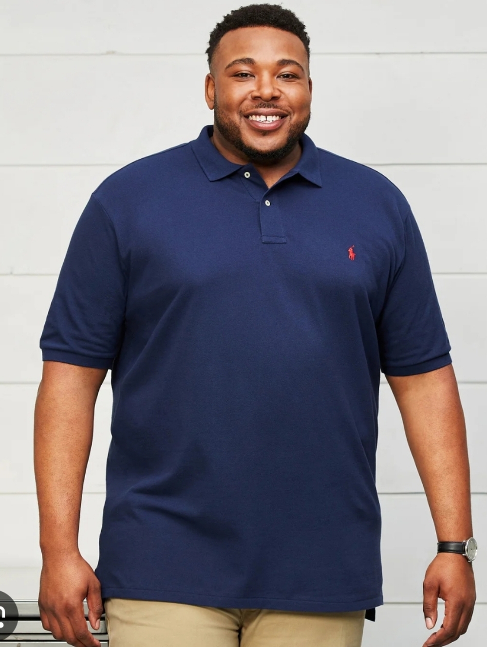 Polo by Ralph Lauren Navy Polo with Red Pony Size XXL